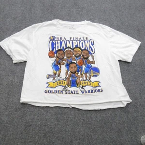 Golden State Warriors Shirt Mens large White Graphic Caricature Pullover Finals - Picture 1 of 7