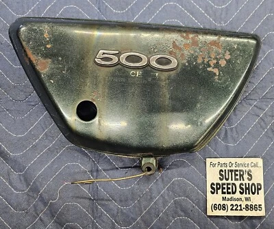 1975 Kawasaki H1 Mach III Side Cover - Imagem 1 de 2