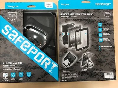 Targus SafePort Rugged Max Pro Case w/ Stand / Handle for iPad 2 3 4  THD064US - Image 1 of 4