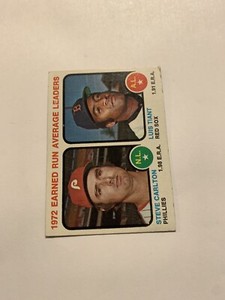 1973 Topps - Earned Run Average Leaders #65 Luis Tiant, Steve Carlton