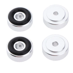 4x Aluminium Lautsprecher Audio Füße pad, 8 x 20mm für CD Plattenspieler . - Bild 1 von 6