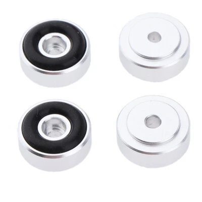 4x Aluminium Lautsprecher Audio Füße pad, 8 x 20mm für CD Plattenspieler . - Bild 1 von 4