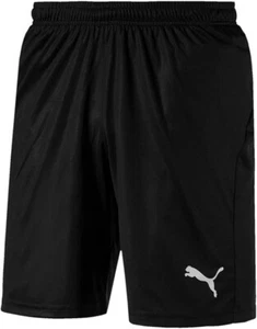 PUMA Herren LIGA Shorts Core Shorts Gr. S **TOP** HOSE JOGGING SPORT schwarz - Foto 1 di 3