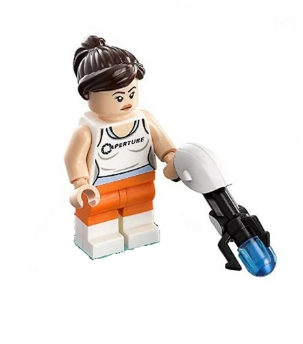 LEGO Dimensions - Chell con pistola de portal - Mini figura / Mini figura Foto 1 de 1