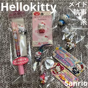 Juego de bolígrafo usado Sanrio Hello Kitty mayordomo local criada etc. - Imagen 1 de 10