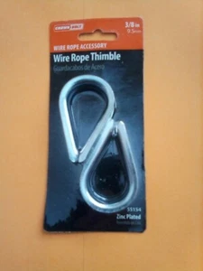 CrownBolt Wire Rope Thimble 3/8" NEW Sold Each 55154 (H4) - Picture 1 of 1