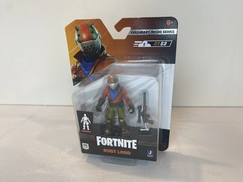Fortnite Legendary Micro Series Rust Lord Posable Mini Action Figure 2.5” Cover