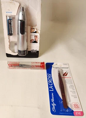 Профессиональный личный грумер дорожный триммер и пинцет на батарейках для носа - Изображение 1 из 4