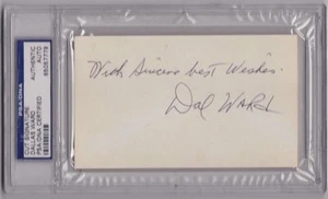 Dallas Ward Colorado Signed Cut Signature PSA/DNA d 83 - Picture 1 of 1