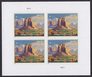 US 5666 Priority Mail Monument Valley $8.95 sheet 4 MNH 2022 Feb 25 - Picture 1 of 1