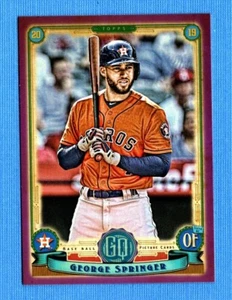 Topps Gypsy Queen Purple #133 2019 George Springer Astros - Imagen 1 de 1