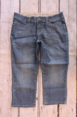 Zana Di Womens Juniors Denim Capri Cropped Jeans Medium Wash Size 9  - Изображение 1 из 4