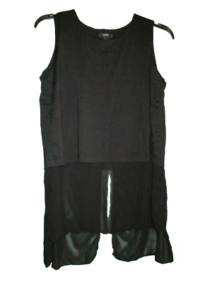 Camisa Mujer Negra Talla Grande Alfani Elegante Cola Larga Foto 1 de 3