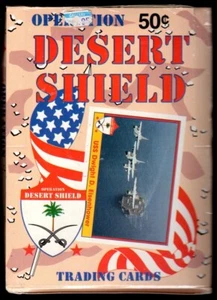 Factory Box- 1991 Pacific Cards Operation Desert Shield Full Box - Picture 1 of 2