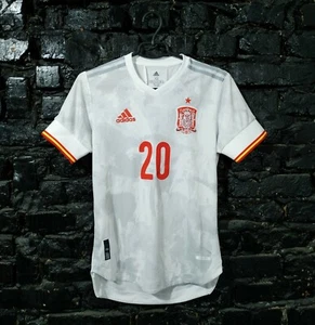Pedri Spain Jersey Away football shirt 2020 - 22 Player Issue Adidas Mens XS - Picture 1 of 12