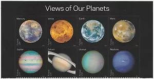 US 5069-5076 5076a Views of Our Planets F header block 8 MNH 2016 - Picture 1 of 1