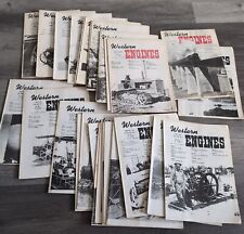 30 1980s Western Engines magazine lot of 12 issues 80s Tractors Trains Steam 