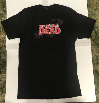 Camisa TWD The Walking Dead Blood Spatter Logo Nueva Talla Mediana Foto 1 de 4