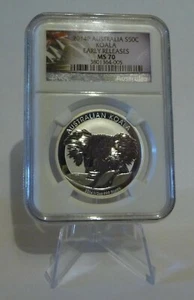 2014-P AUSTRALIA S50c SILVER KOALA EARLY RELEASES NGC MS70 - Picture 1 of 2
