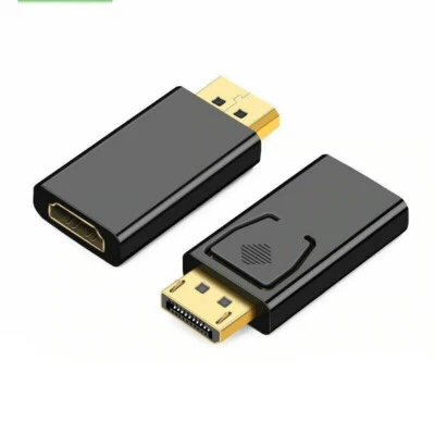 Display Port DP Male To HDMI Female Adaptor Adapter Converter For 1080P HDTV PC - Image 1 of 4