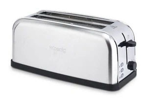 Design Langschlitz Toaster H.Koenig TOS28 für 4 Scheiben Toast 1400 Watt  - Bild 1 von 6