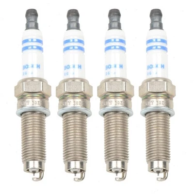 4 bujías de iridio dobles Bosch para Honda Crosstour 2012-2015 2,4 L L4 ba Foto 1 de 4