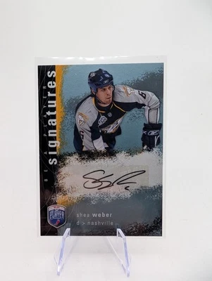 2007-08 Upper Deck Be a Player Signatures Shea Weber #S-WE Auto HOF - Image 1 of 2