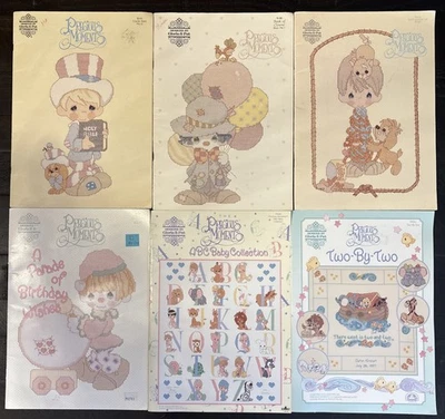 Precious Moments Cross Stitch Patterns Designs By Gloria & Pat Lot Of 6 Books - Image 1 of 4
