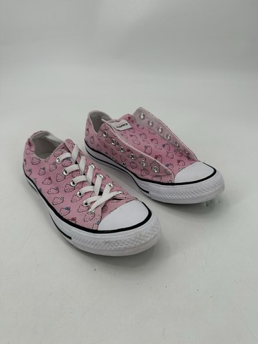 Sneaker Converse Hello Kitty All Star Low Ox rosa tela unisex W's 9 M's 7