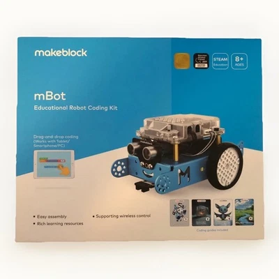 Open Box Makeblock mBot STEM Educational Robot Coding Kit Bluetooth Blue Ages 8+ - Image 1 of 4