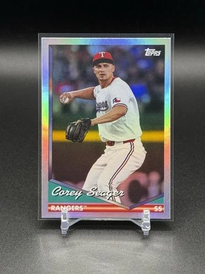 #263 Corey Seager Rainbow Foilboard #127/199 - 2024 Topps Archives - Image 1 of 2