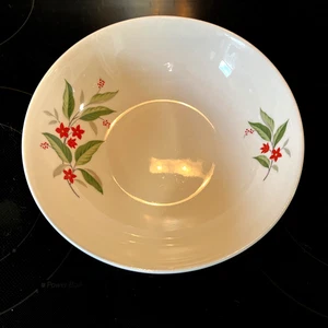 Vintage Ballerina Servierschale mit Fuß von Universal Potteries ROSETTE - Bild 1 von 5