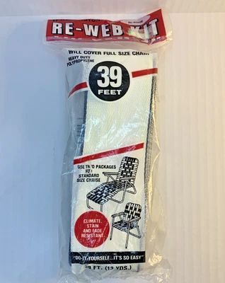 Kit de correas para silla Wellington 39 pies rayas amarillas polipropileno resistente al clima Foto 1 de 4