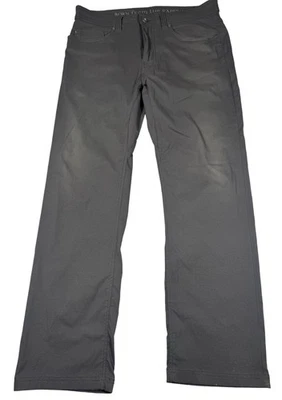 prAna Brion Pants Mens 32x30 Dark Gray Slim Fit Stretch Zion Nylon Hiking Travel - Image 1 of 4