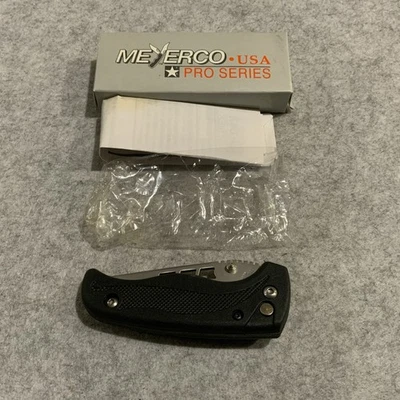 Meyerco Speedster SR Assisted Black Locking Pocket Knife New In Box - Image 1 of 4