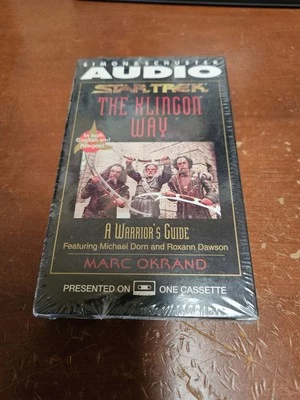 Star Trek  SIMON & SCHUSTER The Klingon Way AUDIO Cassette...SEALED/NEW - Image 1 of 2