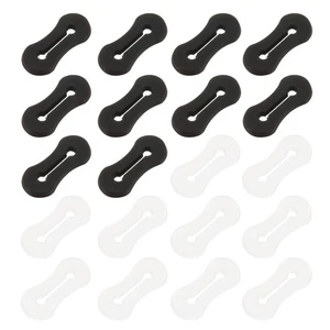 Adaptadores Gemelos, Camisas de Vestir Adaptador Puño Francés-20 Piezas (Blanco/Negro) - Imagen 1 de 6
