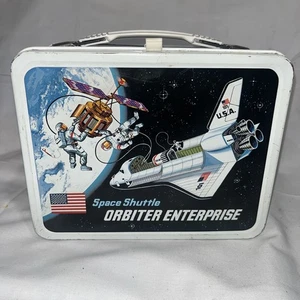 Fiambrera metálica Enterprise Transbordador espacial Orbiter 1977 de colección solo sin termo - Imagen 1 de 16