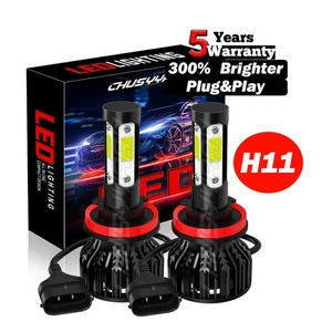 2x H11 para Nissan Altima 2007-2018 Juego de faros LED Combo de bombillas de haz alto bajo - Imagen 1 de 24