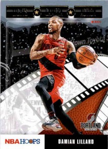 2019-20 Panini Hoops Lights Camera Action Winter #8 DAMIAN LILLARD Trail Blazers