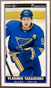 2020-21 O-Pee-Chee Premier Tallboys #P-33 Vladimir Tarasenko St. Louis Blues - Picture 1 of 1