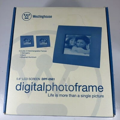 Westinghouse Electric DPF-0561. 5”Digital Picture Frame. Black - Image 1 of 4