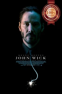 JOHN WICK 1 2014 I ONE WICK TIE THE ORIGINAL MOVIE CINEMA PRINT PREMIUM POSTER - Picture 1 of 6