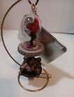 Disney Sketchbook Enchanted Rose Light-up Beauty And The Beast Ornament 