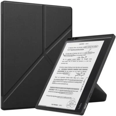 Hybrid Case For Kobo Elipsa 2E 2023 eReader Leather Fold Stand Cover Sleep Flip - Image 1 of 4