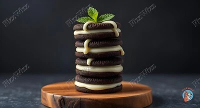 Mint Cookie Delight-Digital Image Picture Photo Wallpaper Background Desktop Art - image 1 of 2