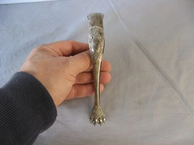 Jolie ancienne pince à sucre argenterie XIXeme Griffe de lions poinçon losange - Photo 1/4