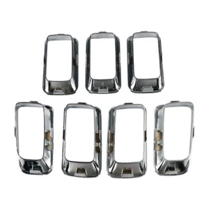 Kühlergrill Frontgrill Ring Abdeckung Zierleiste Silber Für Jeep Compass 11-16 - Picture 1 of 4