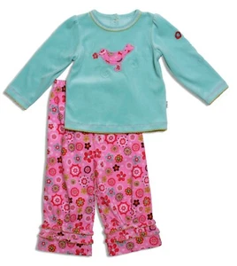 NWT le top Flower Power Easter Pink Top Shirt Pants Set Outfit 2T 3T 4T 4 5 6 6X - Picture 1 of 1