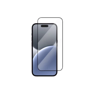 Protector de pantalla de vidrio templado de cubierta completa VMAX 2.5D para iPhone 16 Plus 6.7"" Foto 1 de 2